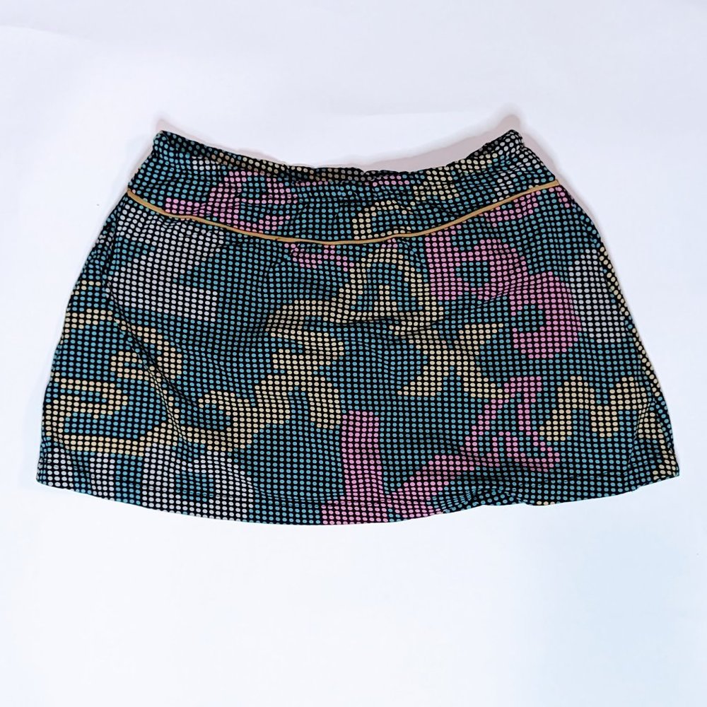 Fiore Dotted Alphabet Athleisure Mini Skirt